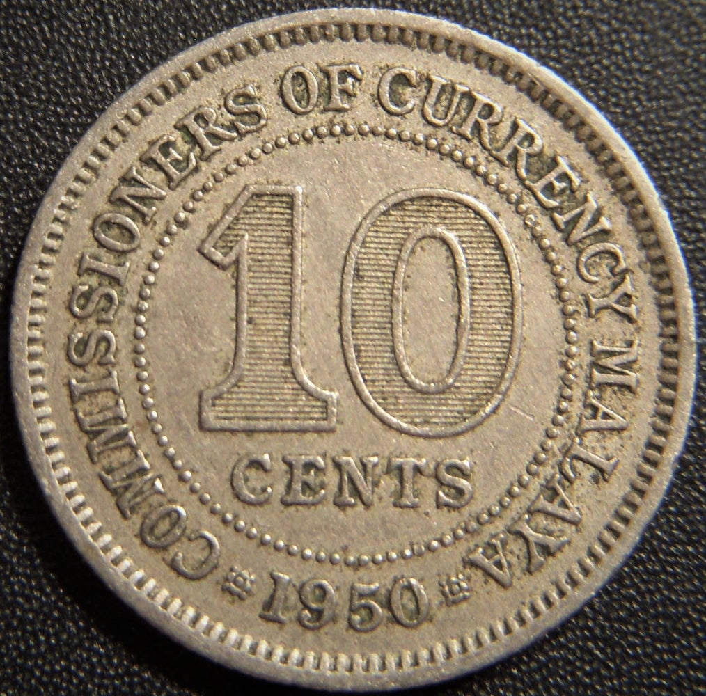 1950 10 Cents - Malaya
