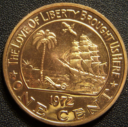 1972 One Cent - Liberia