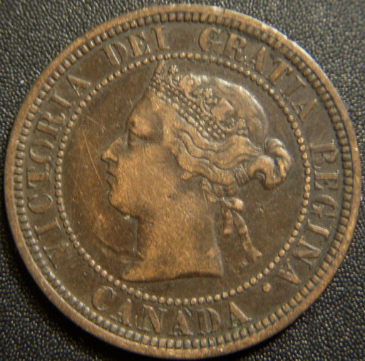 1881H Canadian Large Cent - Very Fine