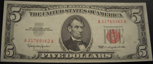 1963 $5 United States Note - FR#1536