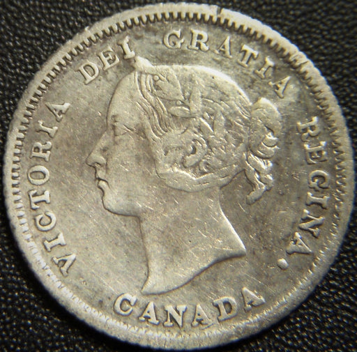 1882H Canadian Five Cent - Very Fine