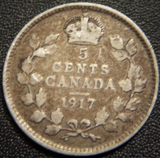 1917 Canadian Five Cent - Fine