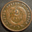 1870 Two Cent Piece - Very Good