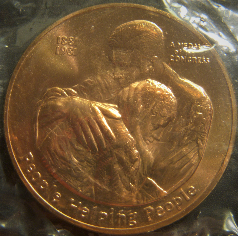 1981 People Helping People / America Red Cross Bronze Medal