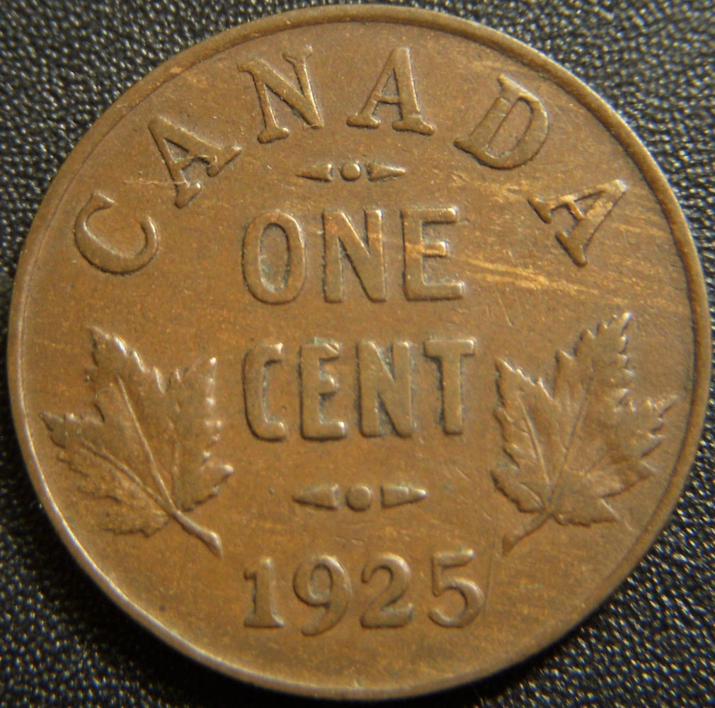 1925 Canadian Cent - Very Fine