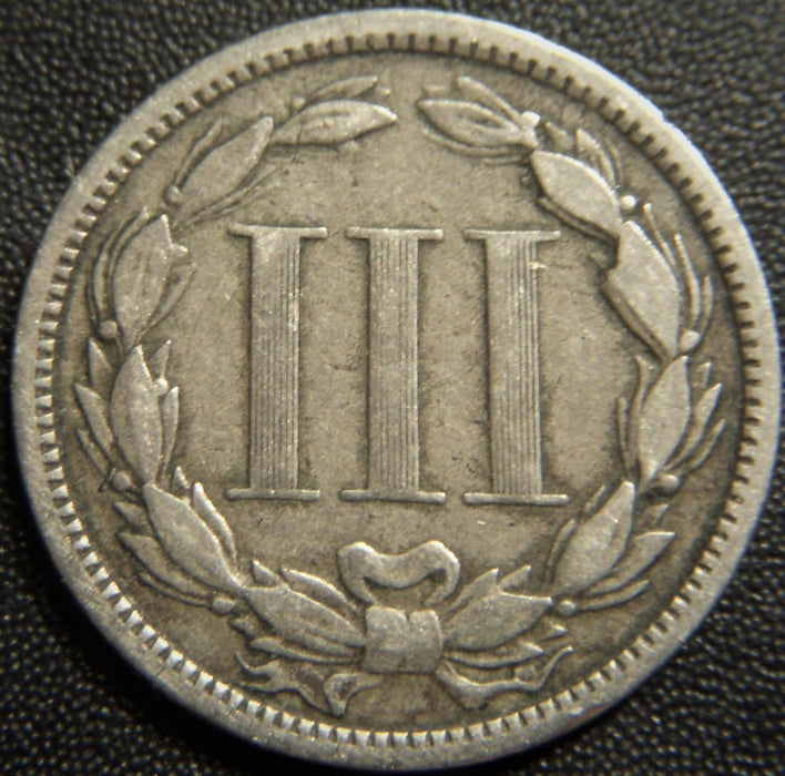 1874 Three Cent Piece - Very Good