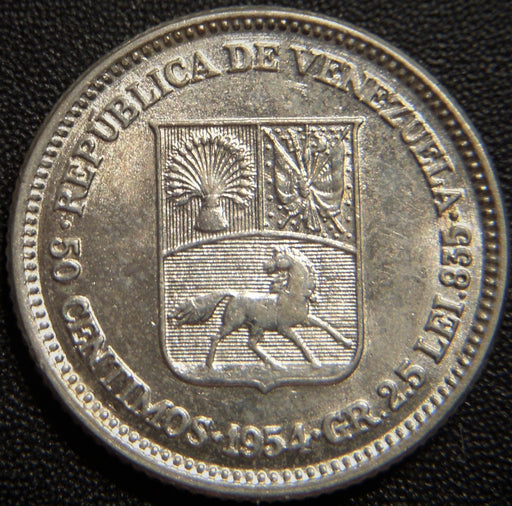 1954 50 Centimos - Venezuela