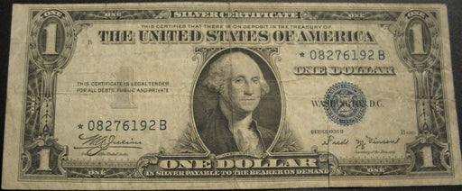1935B $1 Silver Certificate - STAR NOTE FR# 1611*