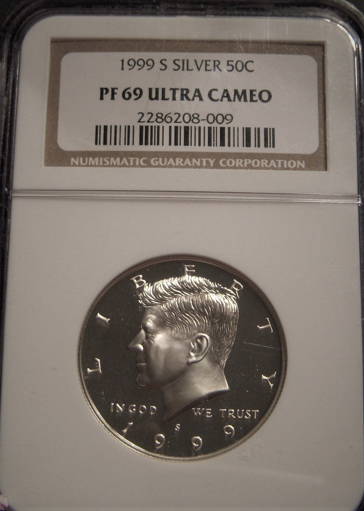 1999-S Kennedy Half Dollar - NGC Silver PF69 Ultra Cameo