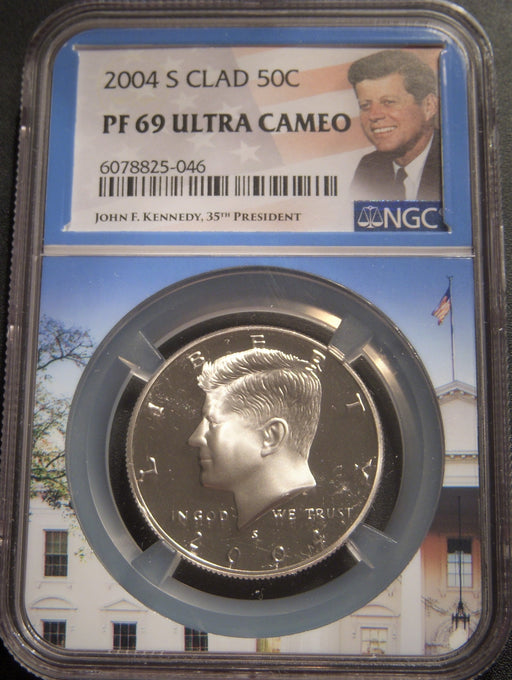 2004-S Kennedy Half Dollar - NGC Clad PF69 Ultra Cameo