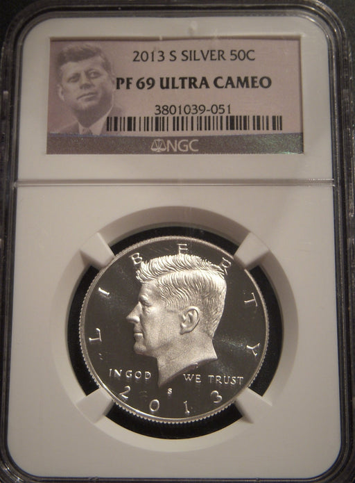 2013-S Kennedy Half Dollar - NGC Silver PF69 Ultra Cameo