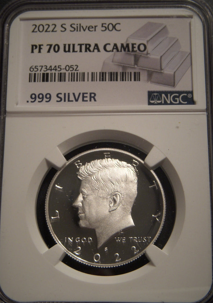 2022-S Kennedy Half Dollar - NGC Silver PF70 Ultra Cameo