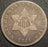 1851 Silver Three Cent - Very Good