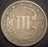 1851 Silver Three Cent - Very Good