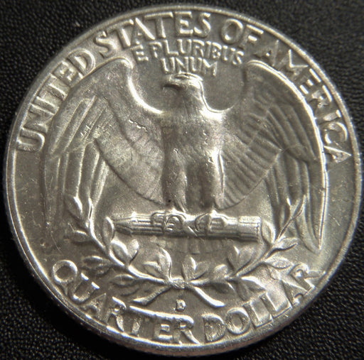 1963-D Washington Quarter - Very Fine to AU
