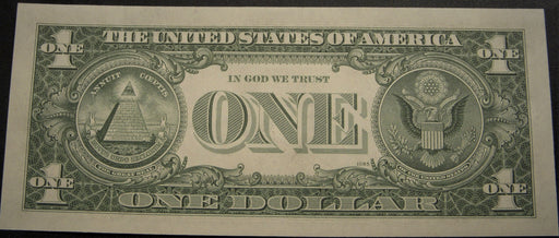 1963B $1 Federal Reserve Note - Barr Note FR#1902G