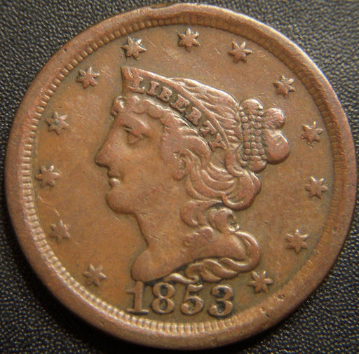1853 Half Cent - Very Fine