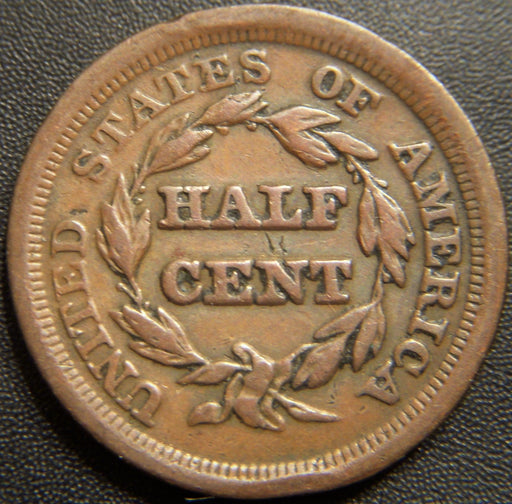 1853 Half Cent - Very Fine