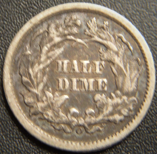1860-O Seated Half Dime - Good
