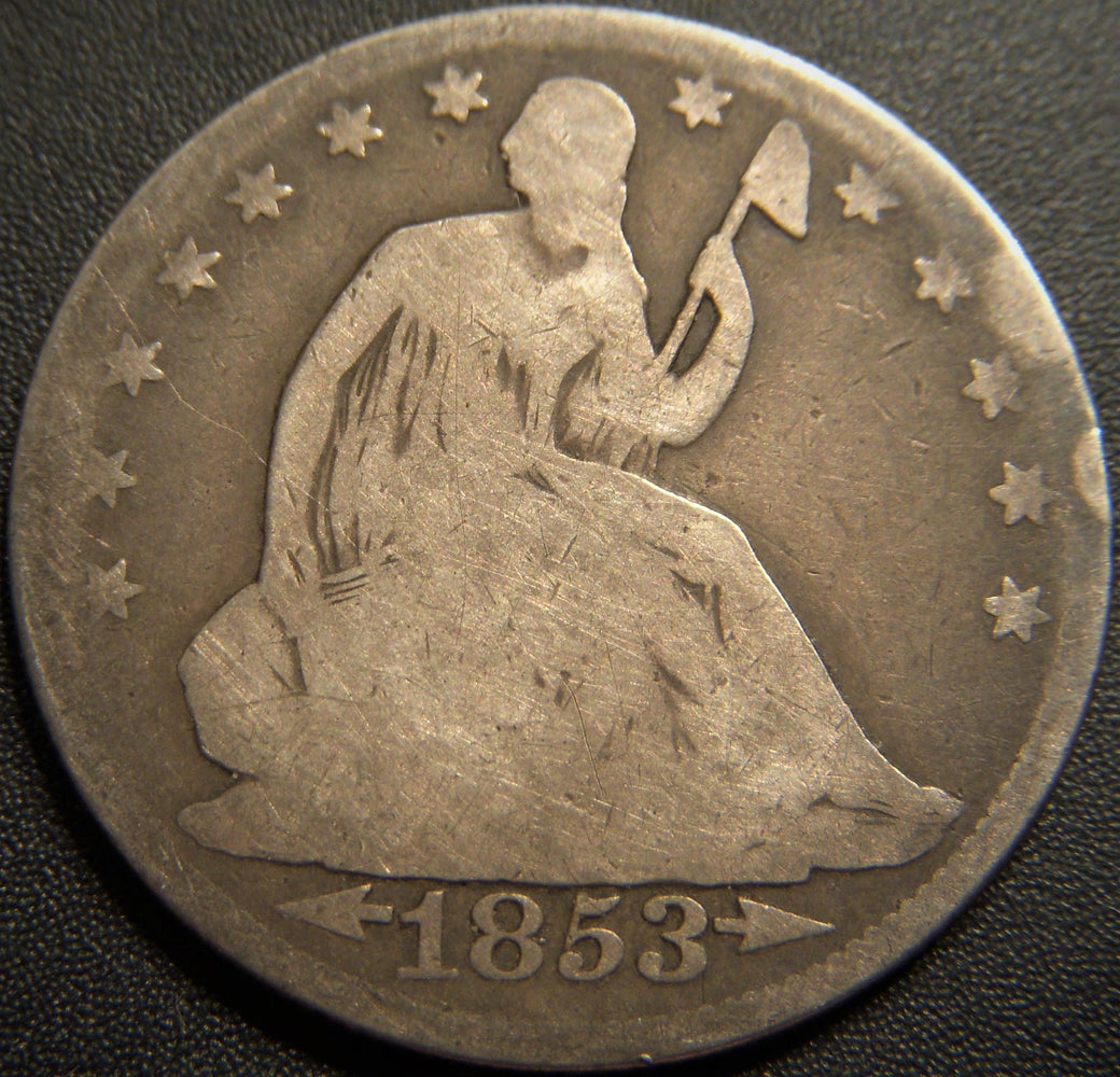 1853-O Seated Half Dollar - Arrows & Rays Good