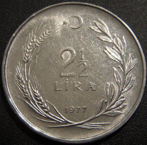 1977 2 1/2 Lira - Turkey