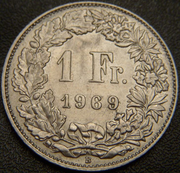 1969B 1 Franc - Switzerland