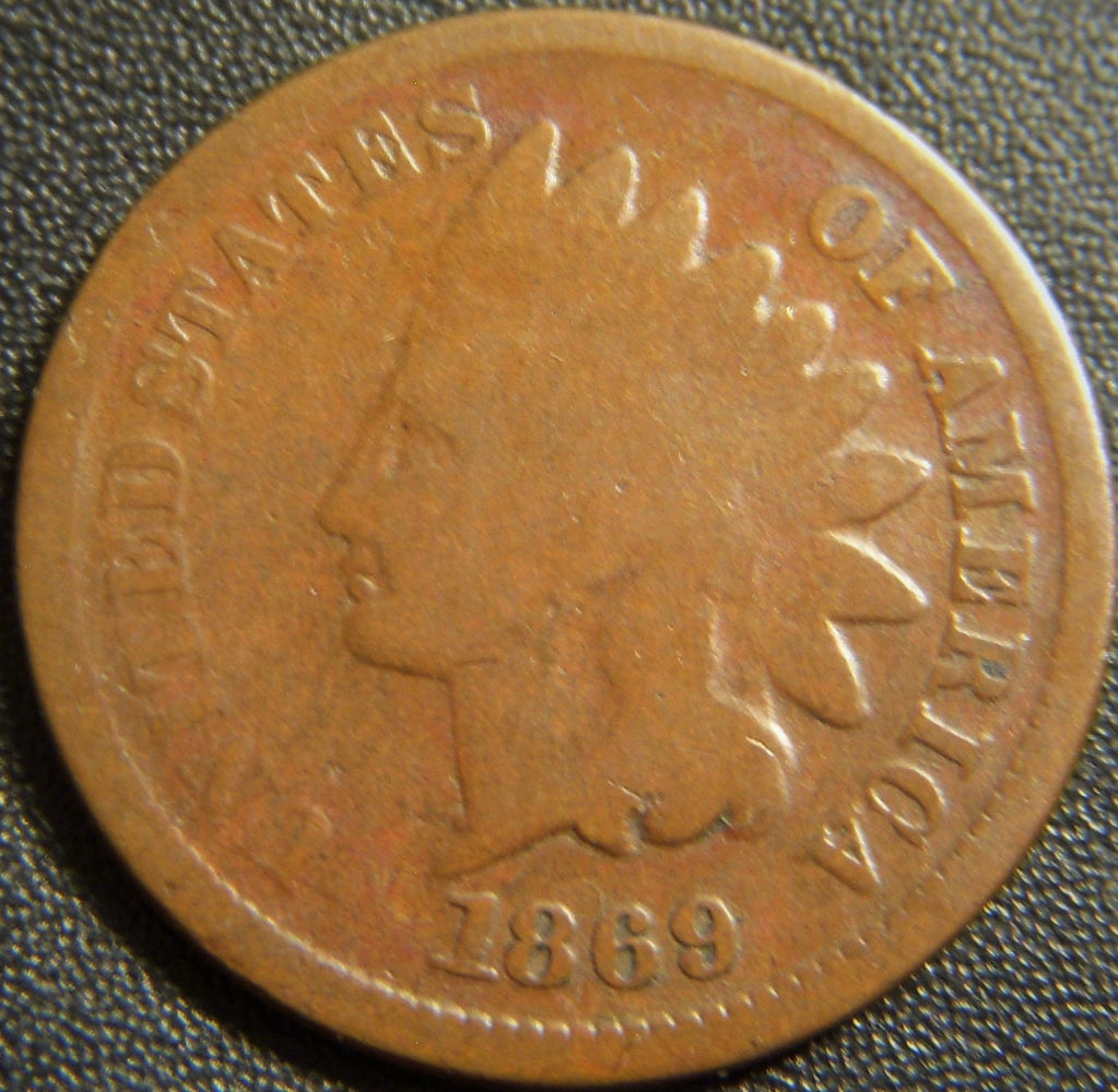 1869 Indian Cent - Good