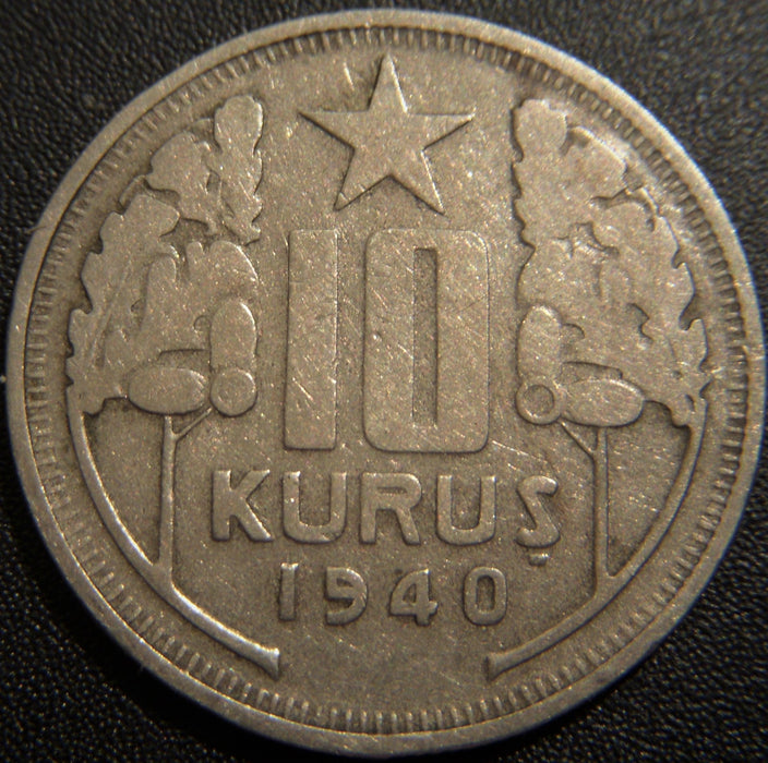 1940 10 Kurus - Turkey