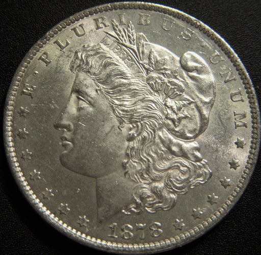 1878 Morgan Dollar - 7TF Rev 79 Uncirculated