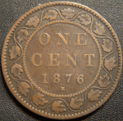 1876H Canadian Large Cent - Very Good