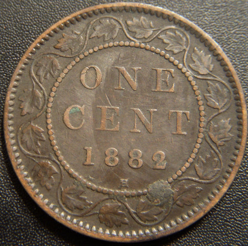 1882H Canadian Large Cent - Very Fine