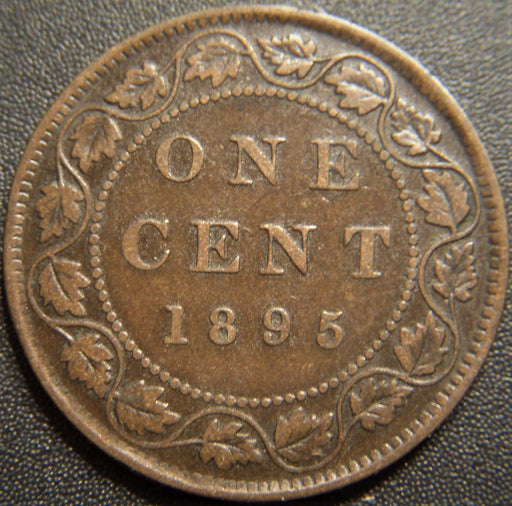 1895 Canadian Large Cent - Fine