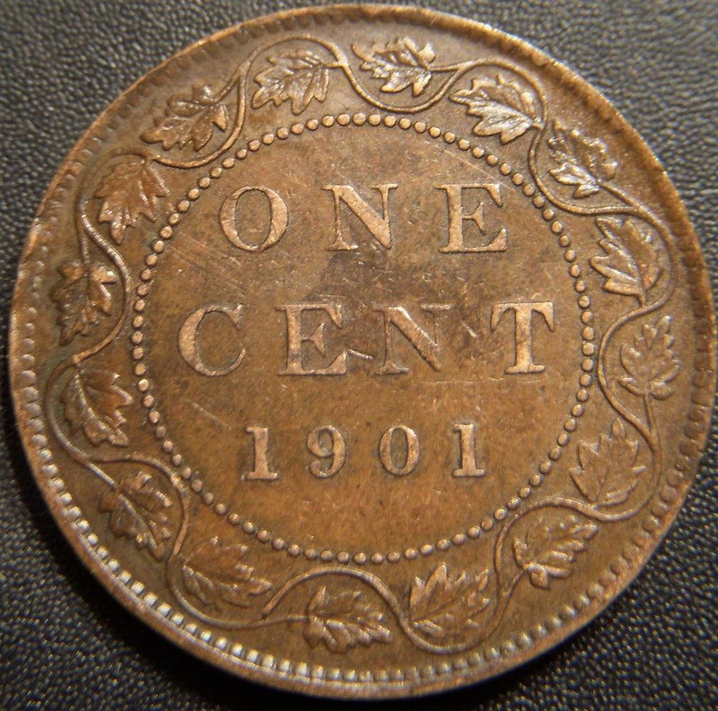 1901 Canadian Large Cent - Extra Fine