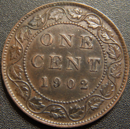 1902 Canadian Large Cent - Very Fine