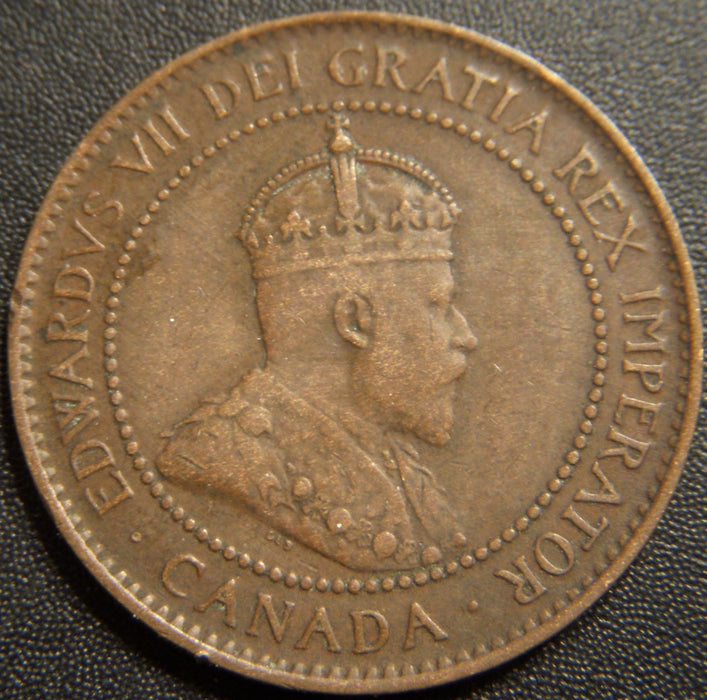 1907 Canadian Large Cent - Very Fine