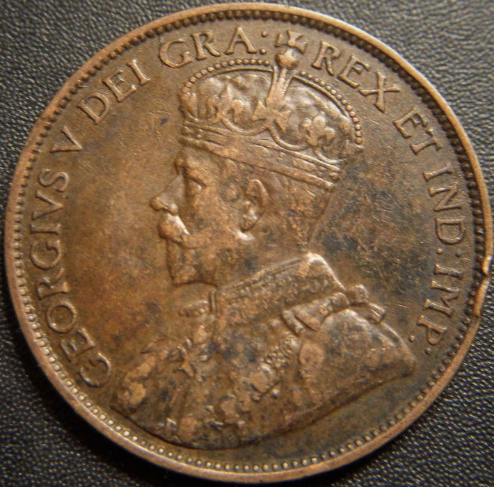 1912 Canadian Large Cent - Very Fine