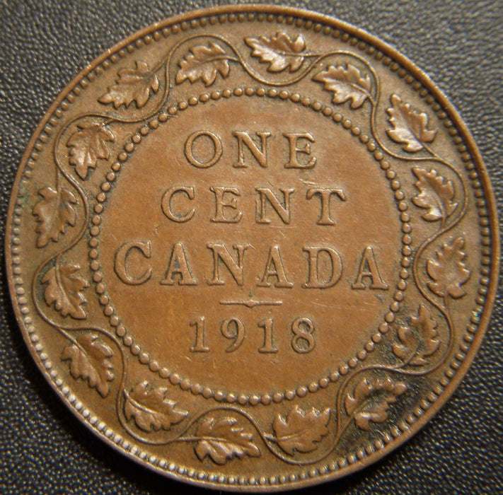 1918 Canadian Large Cent - Extra Fine