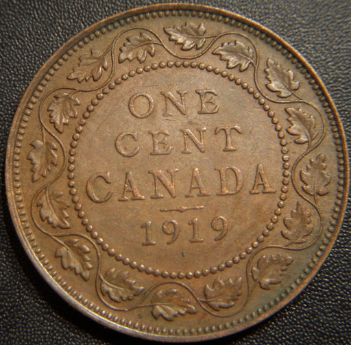 1919 Canadian Large Cent - AU