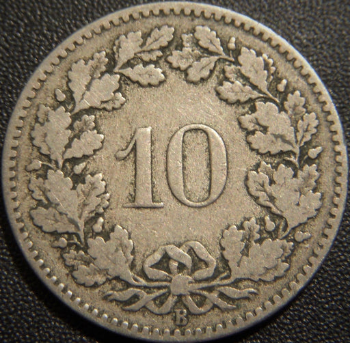 1880B 10 Rappen - Switzerland
