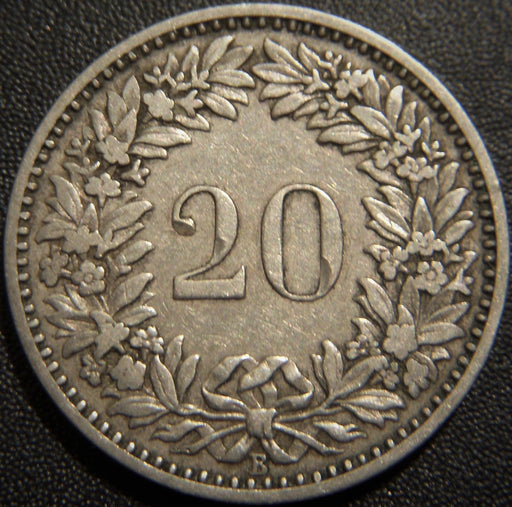 1881B 20 Rappen - Switzerland