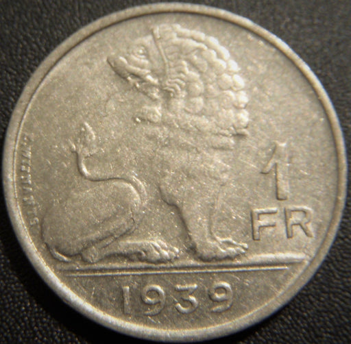1939 1 Franc - Belgium
