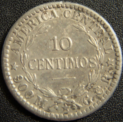 1910p 10 Centimos - Costa Rica