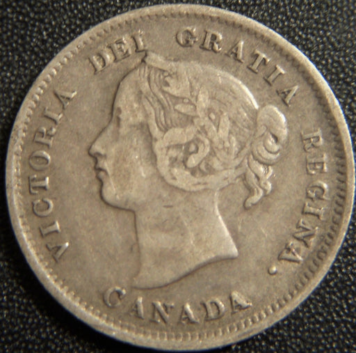 1899 Canadian Silver Five Cent - Very Fine