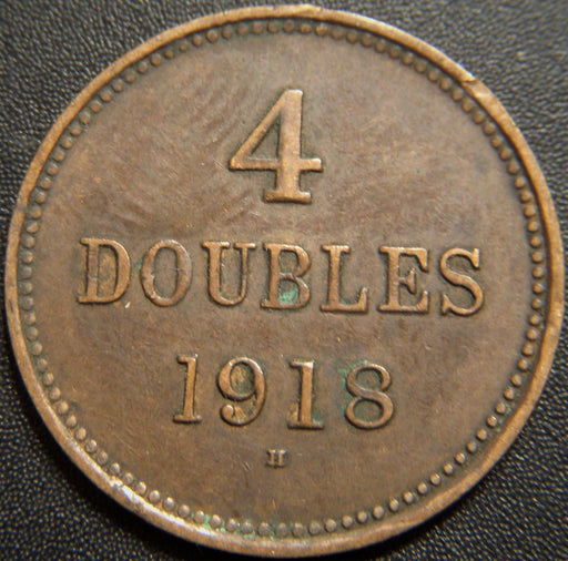 1918H 4 Doubles - Guernsey