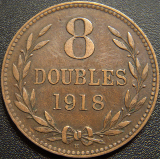 1918H 8 Doubles - Guernsey