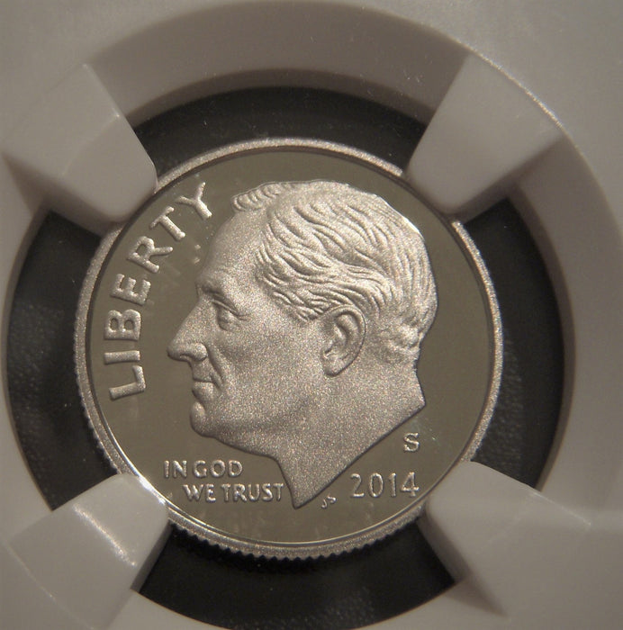 2014-S Roosevelt Dime - NGC Clad PF 69 Ultra Cameo