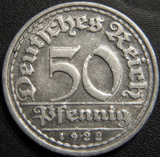 1922F 50 Pfennig - Germany
