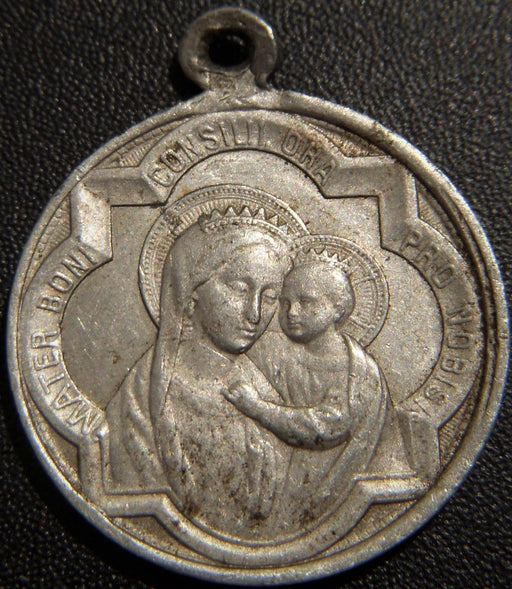 Pope Pius XI - Mary Holding Jesus Pendant