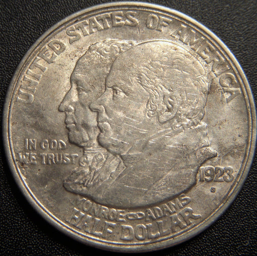 1923-S Monroe/Adams Commemorative Half Dollar - AU