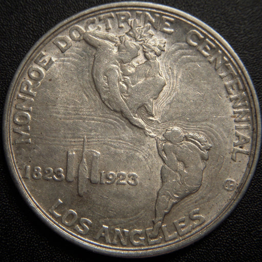 1923-S Monroe/Adams Commemorative Half Dollar - AU
